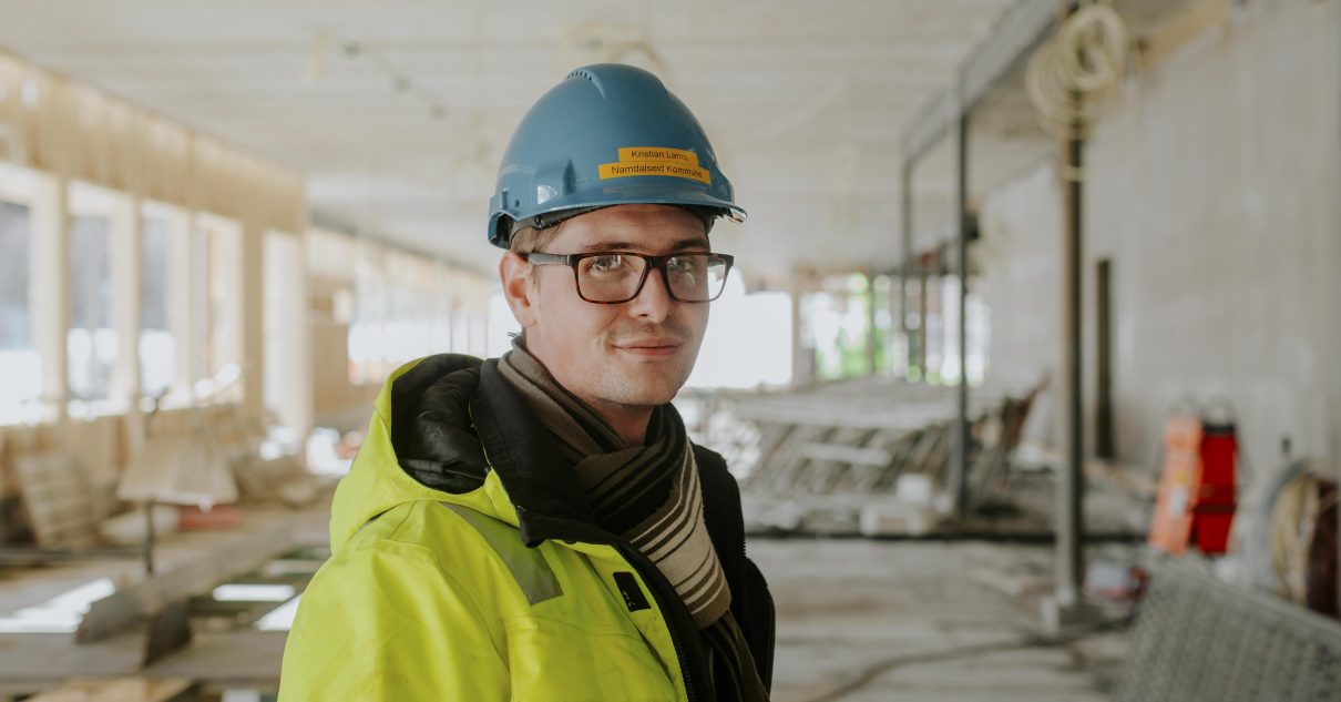 Kristian Lamo, byggeleder i Namdalseid kommune.